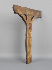 Crocifisso legno intarsiato