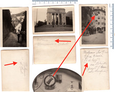 n° 3 foto 1920 ca BOLZANO - Birreria CA DE BEZZI - insegna pubblicitaria BIRRA