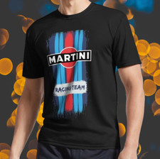 Nuova Maglia Martini Racing Team Active T-Shirt Divertente Americana Unisex Taglia S-5XL