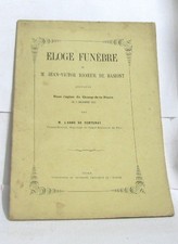 Éloge funèbre de M