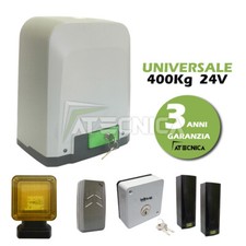 Kit cancello scorrevole universale ATECNICA VIVO 400kg cremagliera selezionabile