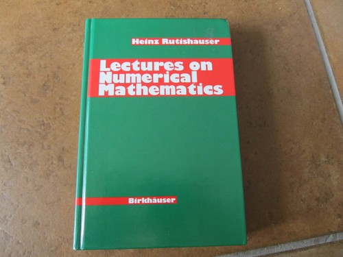Lectures numerical - lectures, on