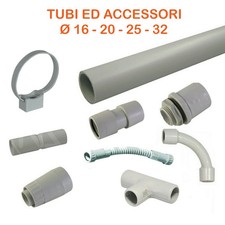 Tubo rigido passacavi canalina
