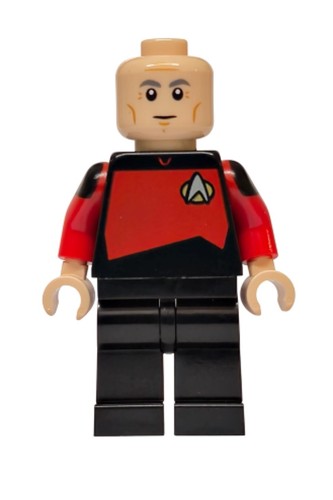 Lego minifig trek006 captain - lego,