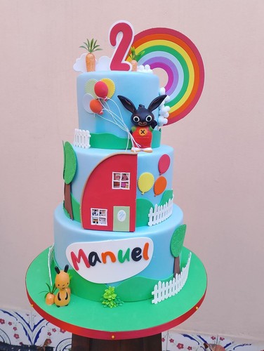Torta scenografica bing - torta,