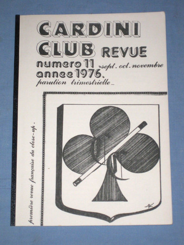 Cardini club revue - revue,