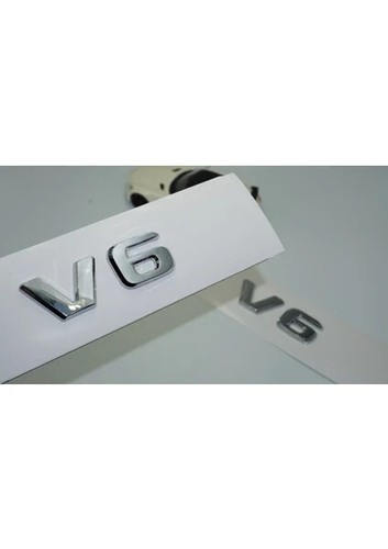 Emblema segno cromato - x, v6