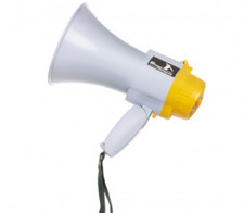 MEGAFONO E REGISTRATORE VOCALE