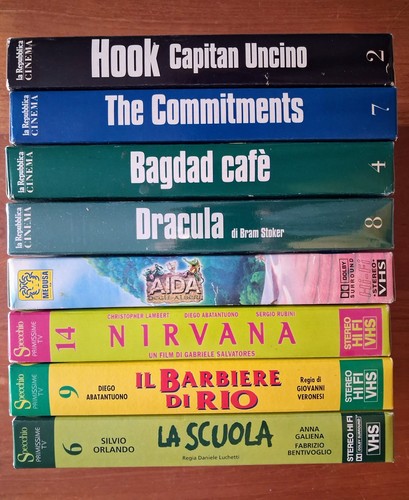 Videocassette vhs vari film - videocassette,