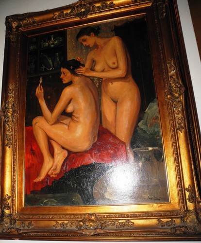 Quadro olio tavola -  quadro,