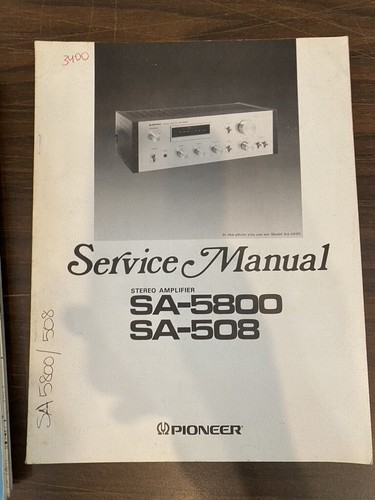 Pioneer 5800 508 sa5800 - pioneer, sa-508