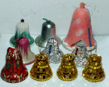 CAMPANELLLE COLORATE - ADDOBBI PER ALBERO DI NATALE VINTAGE ANNI 60/70