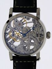 Montre squelette 41mm PURE MECANIQUE Type Unitas 6497 skeleton watch INDEX