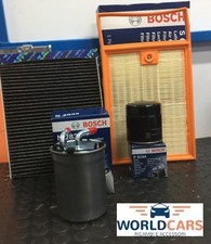 KIT TAGLIANDO 4 FILTRI BOSCH VW POLO 6R 6C 1.4 TDI 90CV DAL 2014