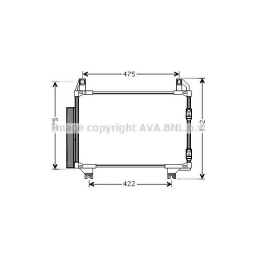 Condensatore climatizzatore - condensatore,