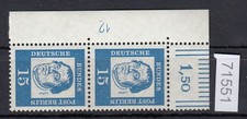 Berlino 1961, Mich.-Nr.: 203 ** DZ 12 Segno Di Stampa 12