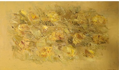 Quadro moderno dipinto mano - moderno, a