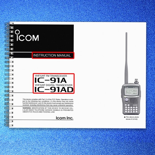 Icom 91a 91ad - icom, ic-91a