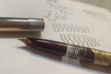 Estense extra Fountain Pen, "Lire 650".