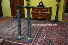 Coppia di colonne piedistalli