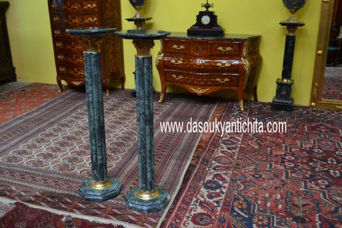 Coppia colonne piedistalli - di,