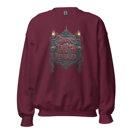 Felpa pullover dark truth - pullover,