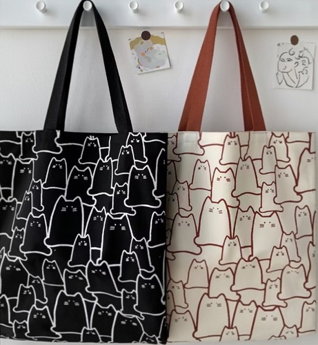 Borsa donna stampa gatto