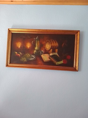 Quadro dipinto olio tela - olio, su