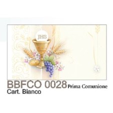 100 PZ Bigliettini bigliettino bomboniera PRIMA COMUNIONE con calice 0RXB