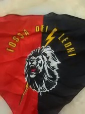 Fossa leoni Milan foulard collezione vintage no worn ultras bandiera scarf 