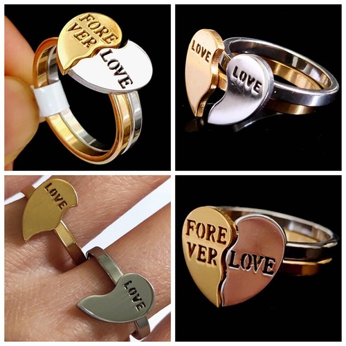 Set anelli coppia amore - , cuore