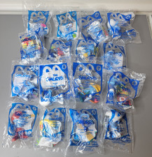 McDonald's Puffi Giocattoli Set Completo 2011 Figurine Happy Meal con Scatola Happy Meal