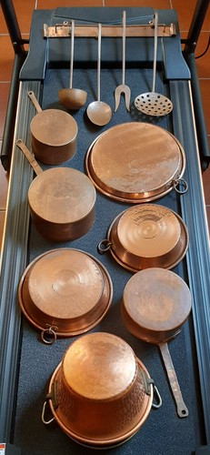Batteria pentole rame - batteria,