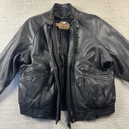 Giacca moto pelle harley - giacca,