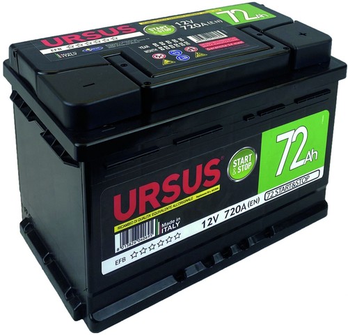 Batteria avviamento auto ursus - auto,