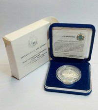 San Marino argento PROOF 1999 10000 lire III terzo Millennium
