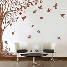 Adesivo albero parete laterale