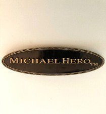 Targa logo MICHAEL HERO esposizione negozio al dettaglio identificativo marca