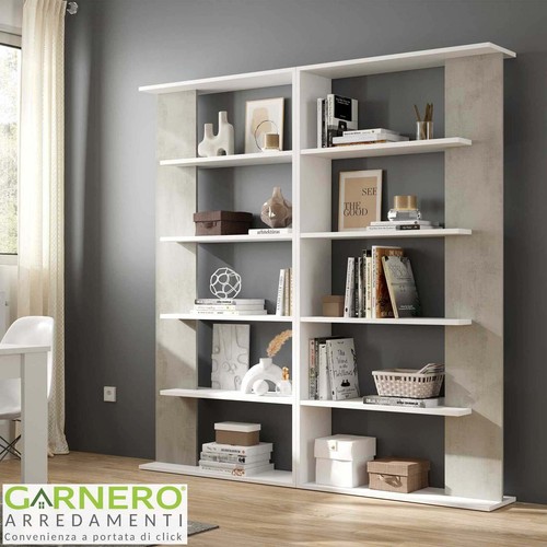 Libreria moderna design - , bianco