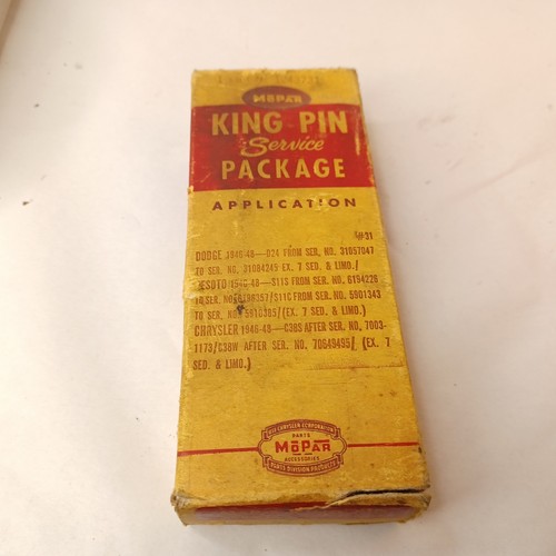 Vintage mopar king pin service - king,