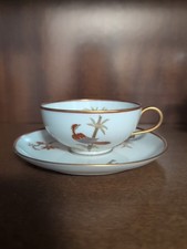 Richard Ginori Uccelli Del Paradiso Tazza Con Piattino Pittoria Di Doccia