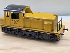Splendido locomotore DIESEL Sncf 501 Da MANOVRA LIMA ITALIA TRENINO ELETTRICO H0