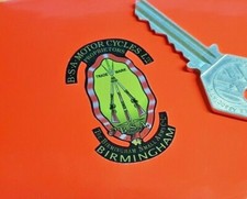 Adesivo logo moto BSA Bracci accatastati 2" coppia fucili serbatoio moto casco