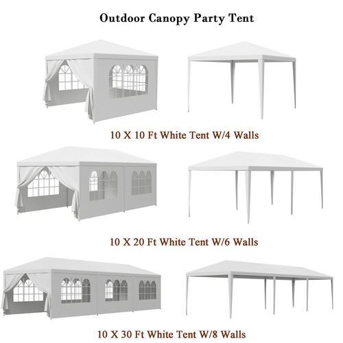 Gazebo x10 30 tenda - 10'x10'/20'/30',