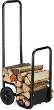 Relaxdays carrello per legna - carrello,