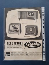 MAGNADYNE + GRATEZ TELEVISORI CLIPPING RITAGLIO PUBBLICITA' ADVERTISING #23