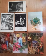 Lotto di 7 cartoline Natale - Testi in tedesco - vintage