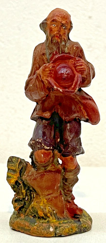 Antico diorama per presepe - antico,