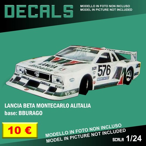 Decals repro lancia beta - decals,