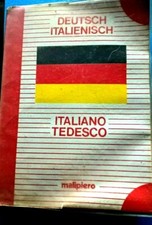 SPLENDIDO VOCABOLARIO ITALIANO TEDESCO  ITALIANO  in PICCOLO FORMATO USATO
